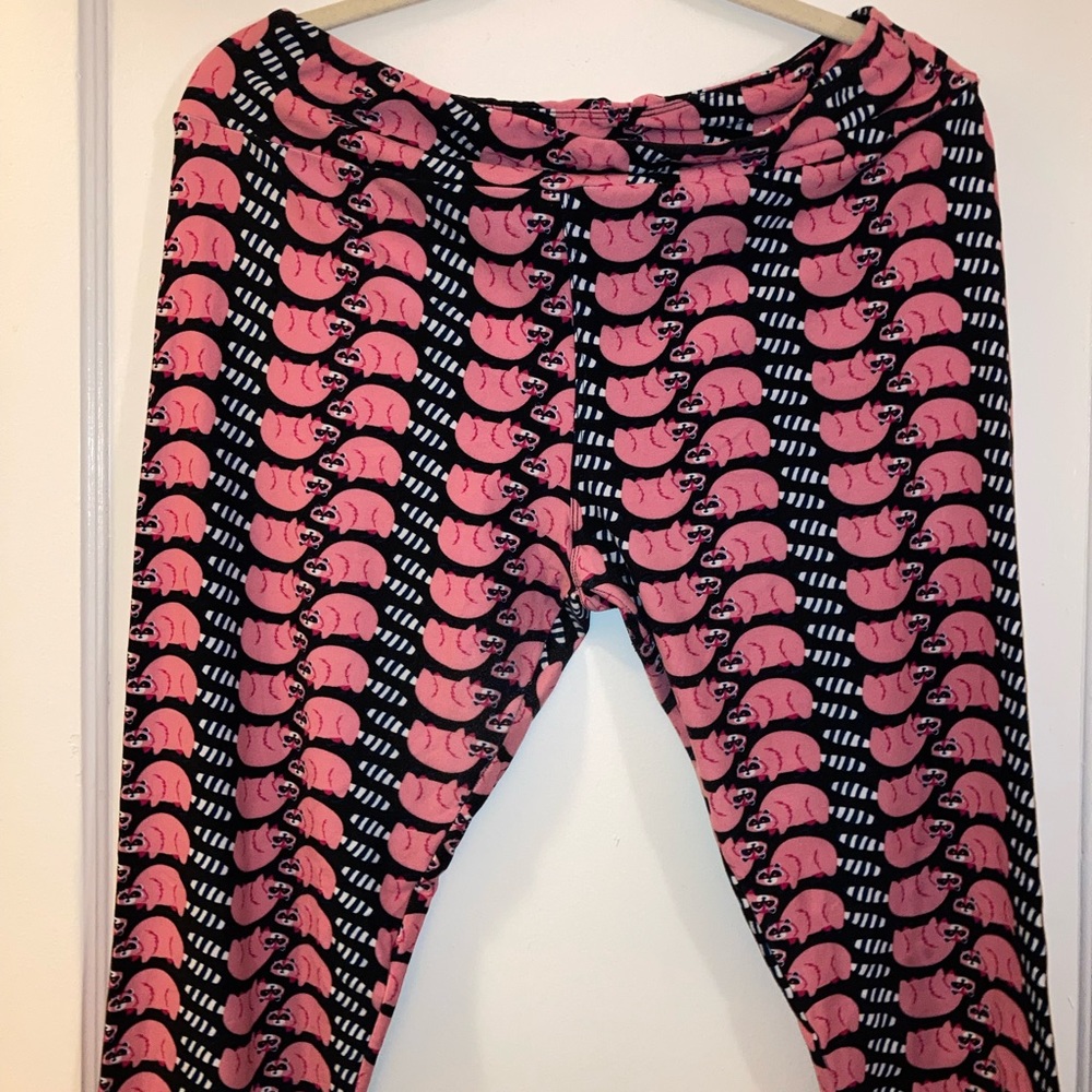 LuLaRoe TC Leggings (Adorable Raccoons)